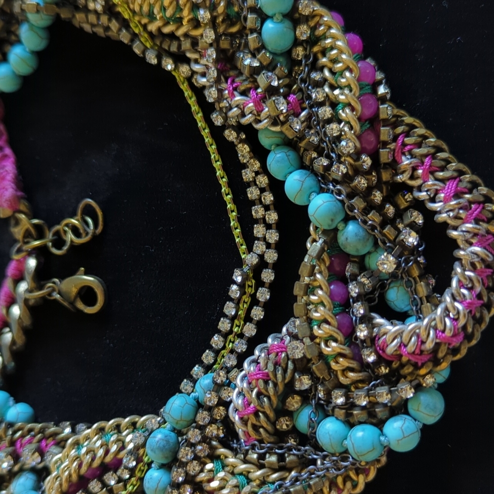 Stella & Dot chunky choker necklace Bambaleo - Picture 2 of 3